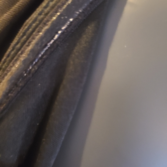 K&M Richards Asymmetric Jumpsuit with Overlay and Rhinestone Shoulder Strap - Picture 7 of 12